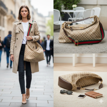 Brera large crossbody bag brown