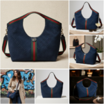 Gucci Giglio large tote bag blue